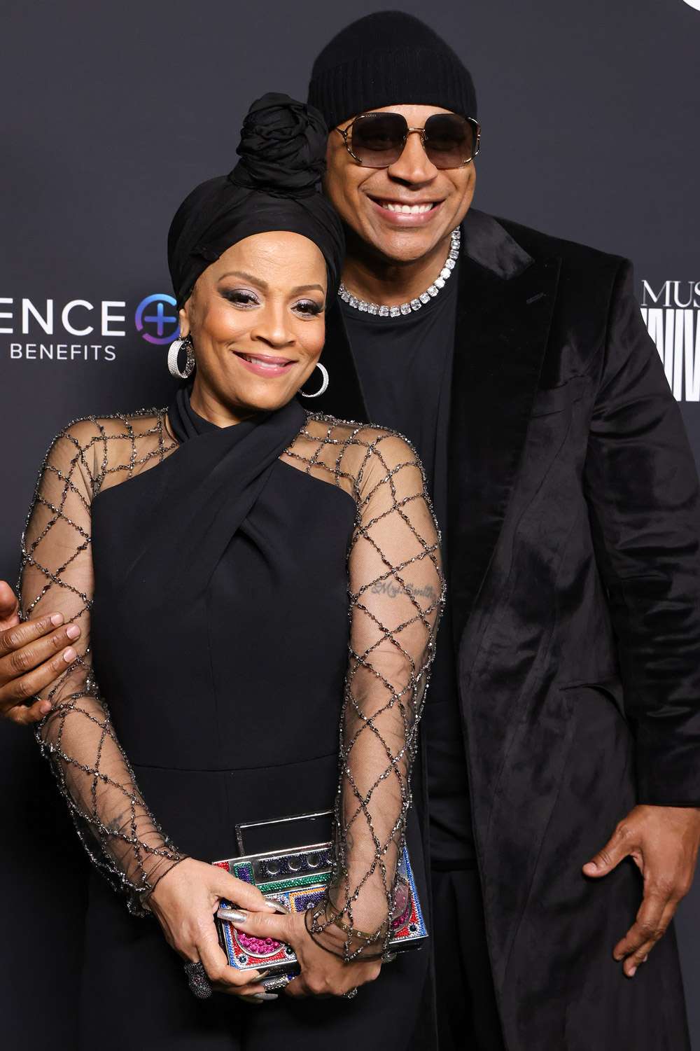 Simone Smith and LL Cool J attend Universal Music Group