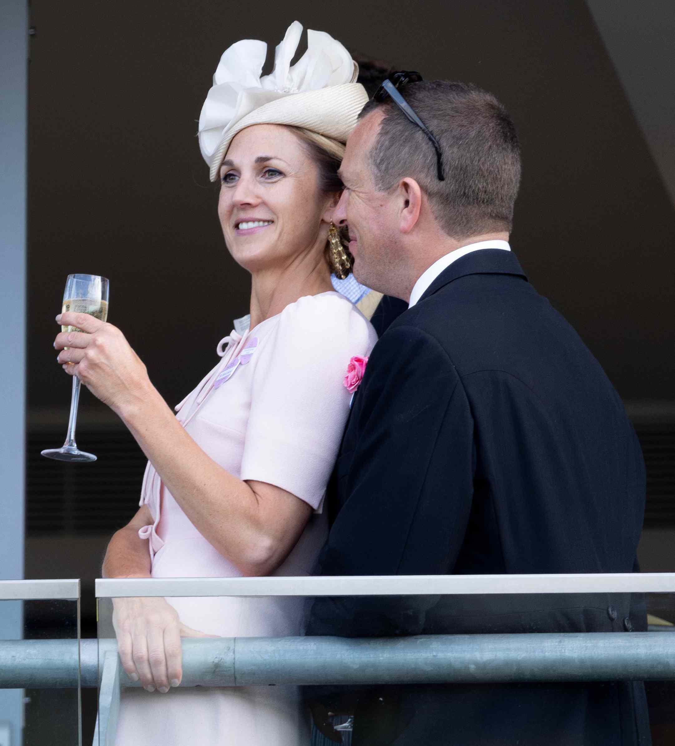 Peter Phillips and Harriet Sperling Royal Ascot, Day 4, Ascot Racecourse, Ascot, UK - 21 Jun 2024