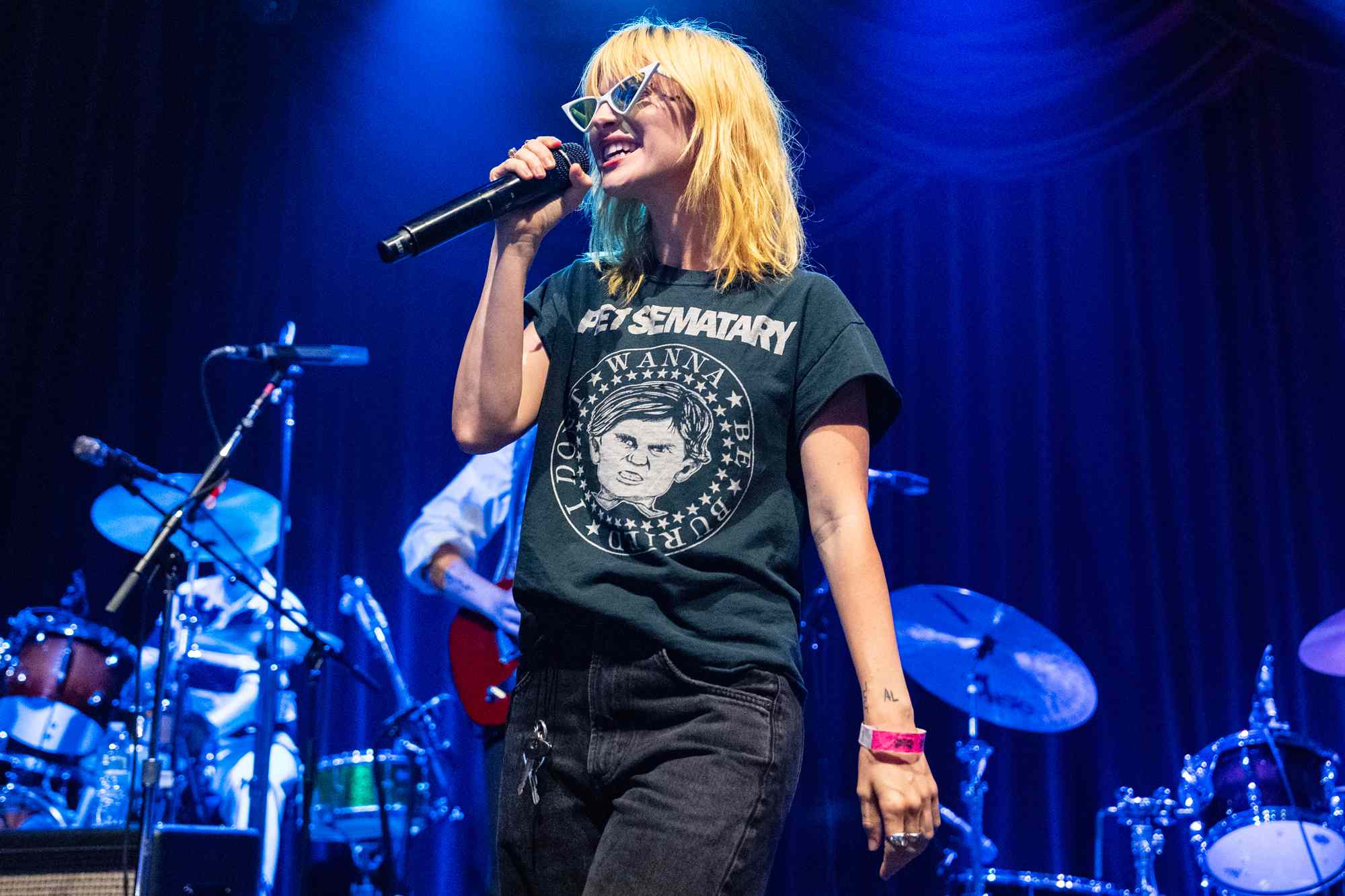 Hayley Williams of Paramore performs during Remi Wolf