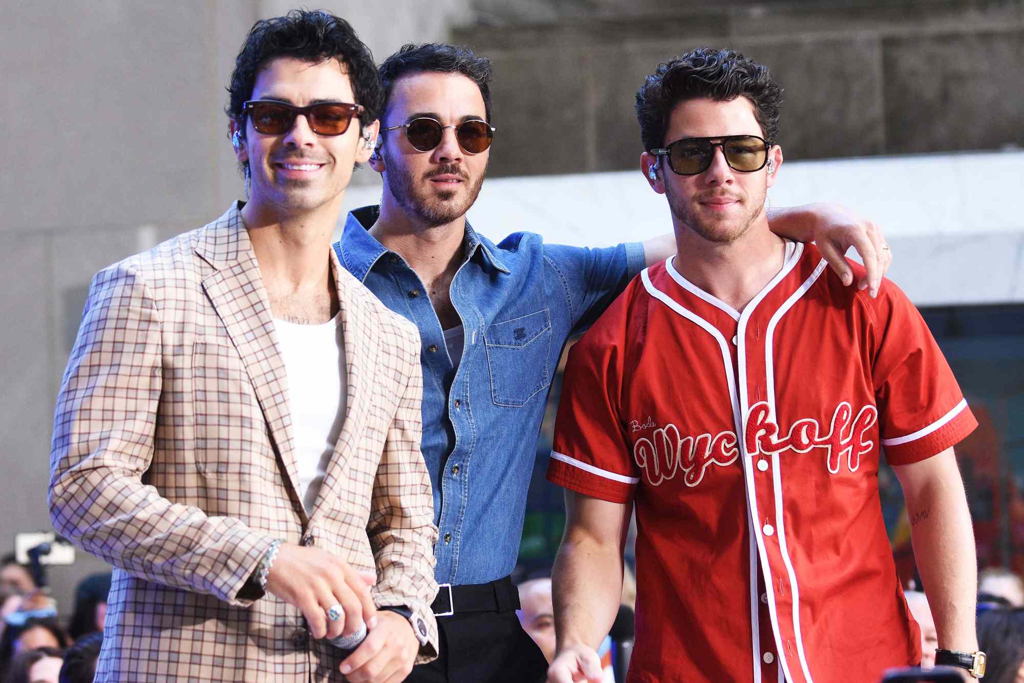 Jonas Brothers performing on Today
