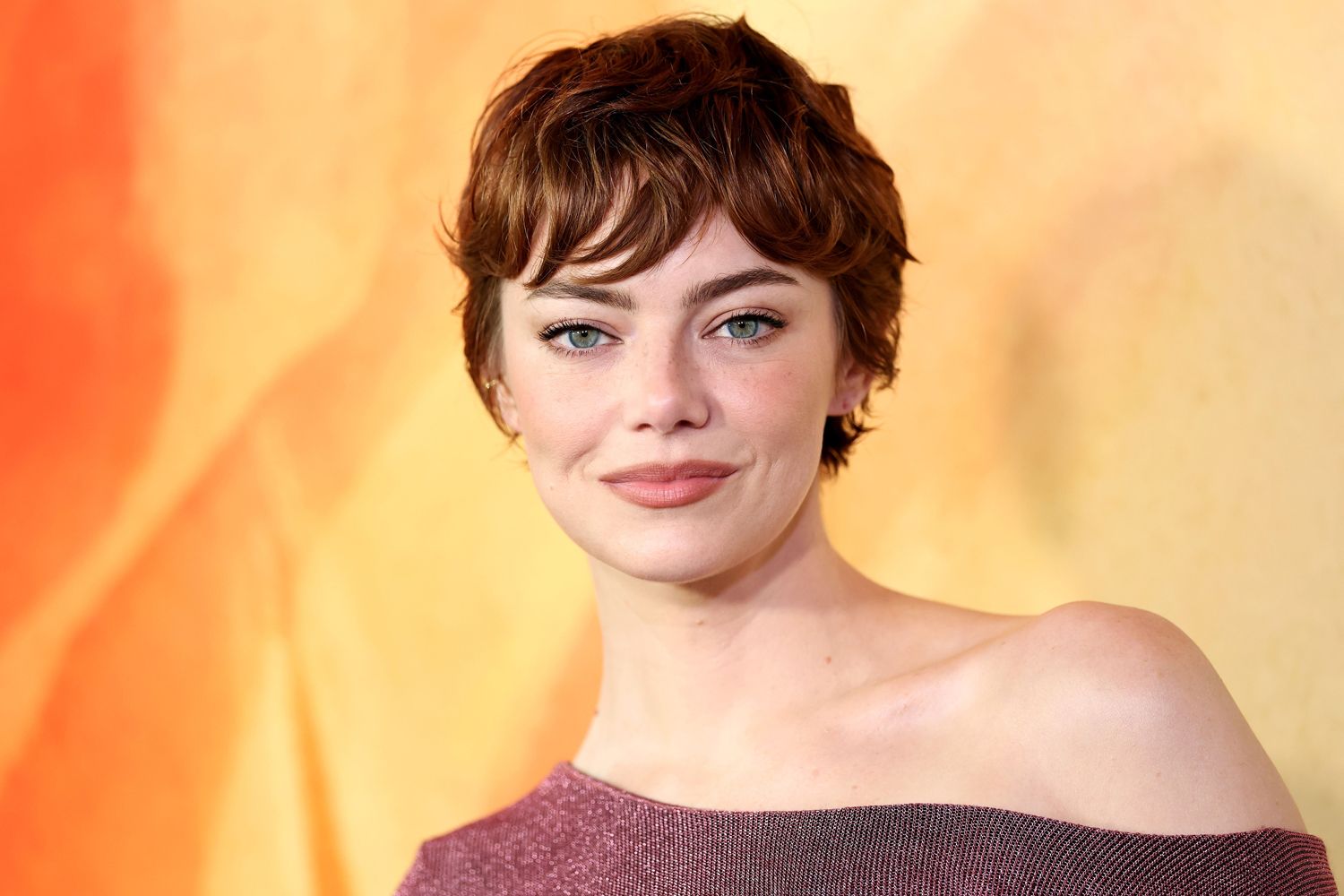 Emma Stone attends the Los Angeles Premiere of A24s "Eddington" at DGA Theater Complex on June 26, 2025