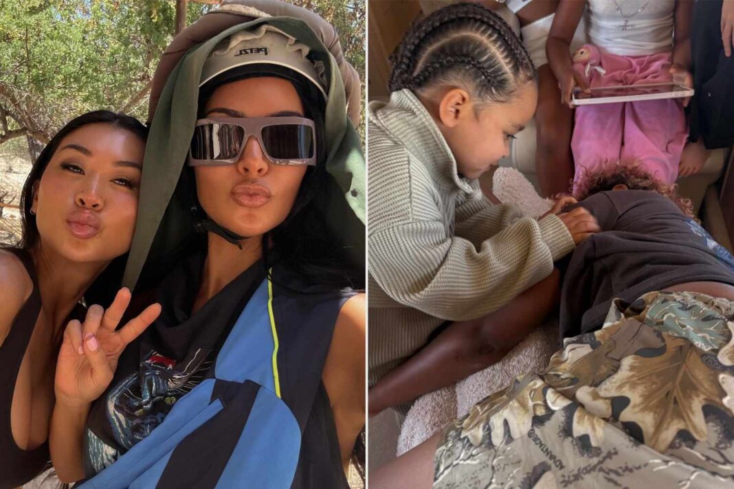 Kim Kardashian Takes Lavish Cabo Getaway with Kids, Cousins, and Friends on Private Jet
