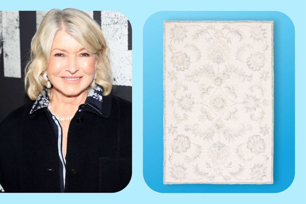 Martha Stewart’s Coveted Hand-Tufted Floral Rug Slashed by Up to 74% at Wayfair: A Touch of Luxury for Less