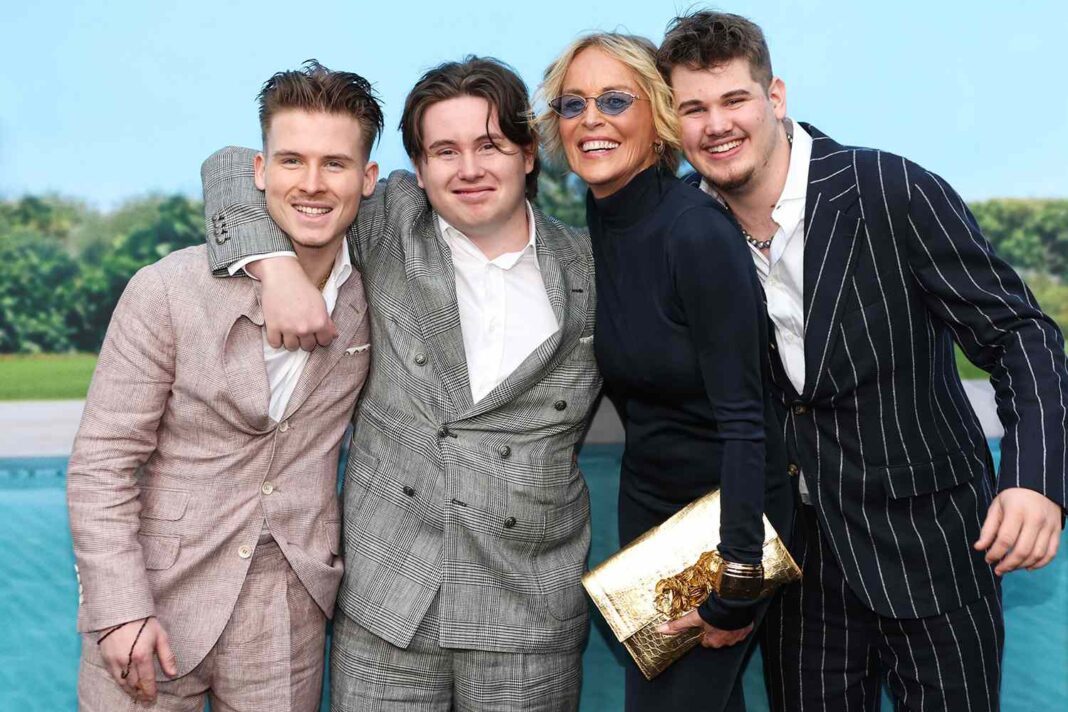 Sharon Stone Shines with Three Sons in Rare Public Display of Family Support at ‘Nobody 2’ Premiere