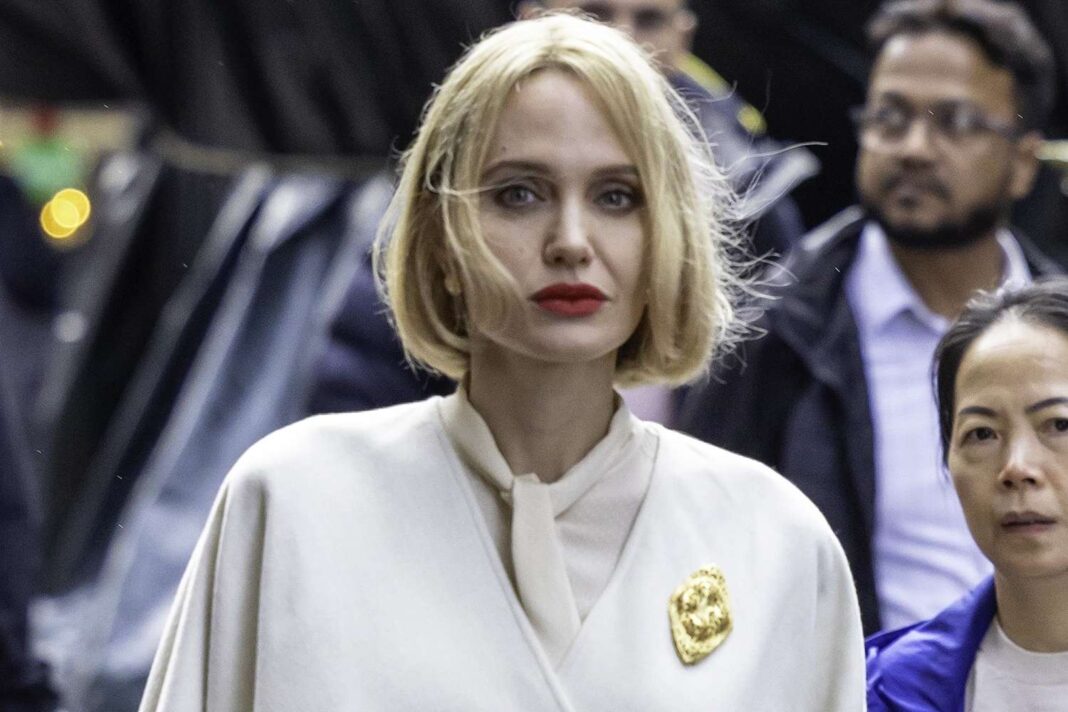 Angelina Jolie Unveils Dramatic Blonde Makeover for “Anxious People” Alongside Son Maddox on London Set