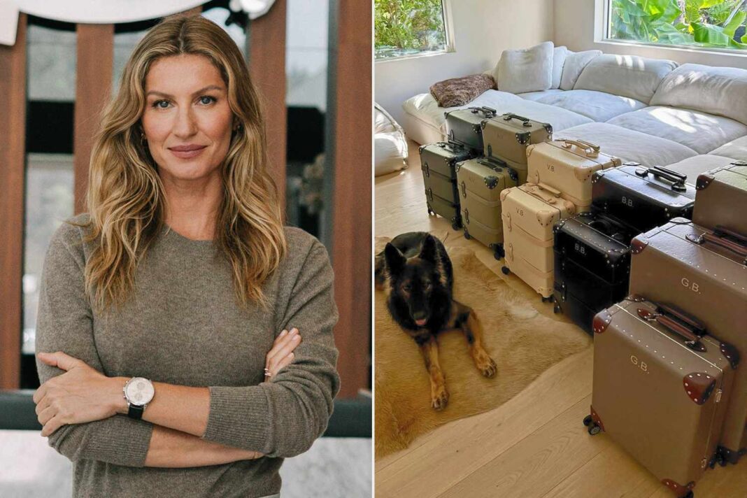 Gisele Bündchen Reveals Family’s $30,000+ Custom Luggage Collection for Luxurious Summer Travels
