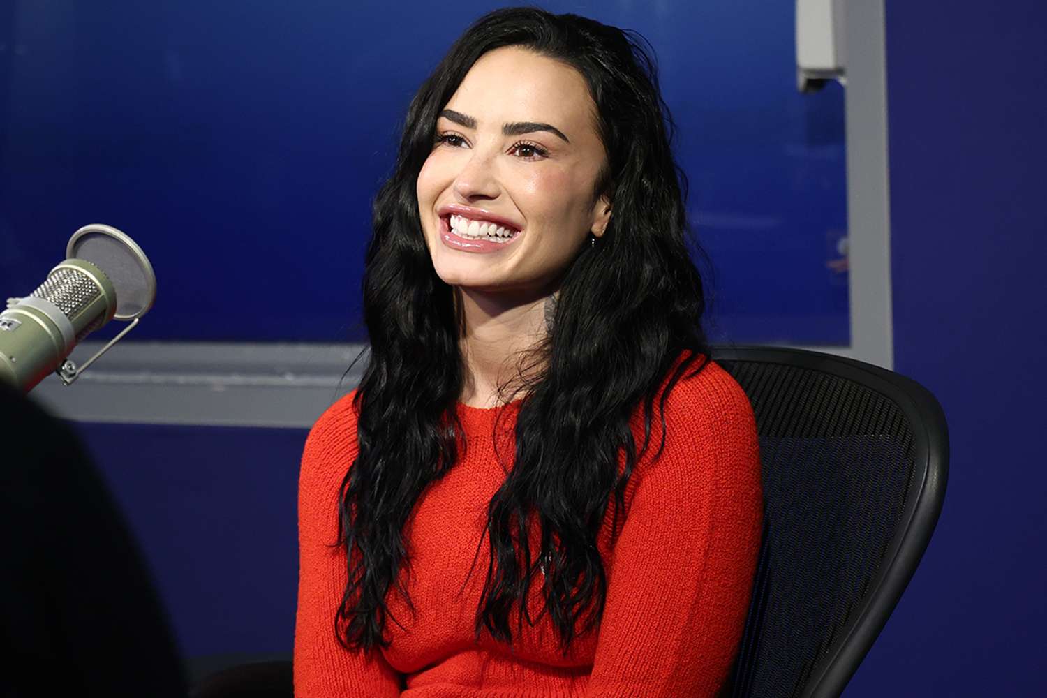 Demi Lovato visits the SiriusXM Studios