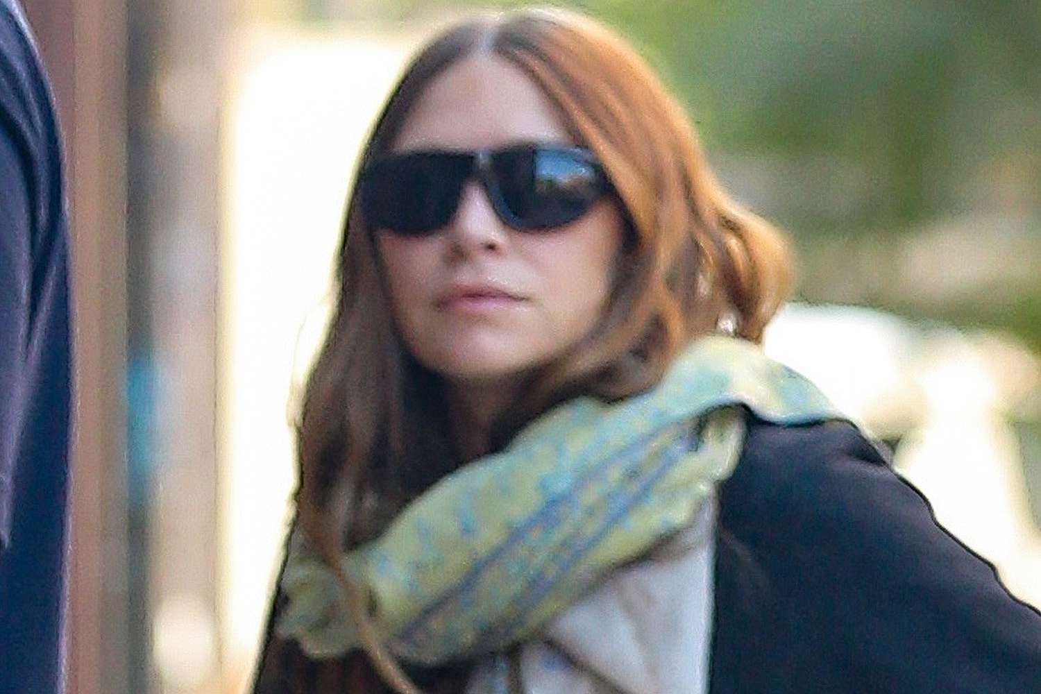 Ashley Olsen looks stylish and low-key in New York City, and is seen for the first time after her rare appearance at a New York Fashion Week party.