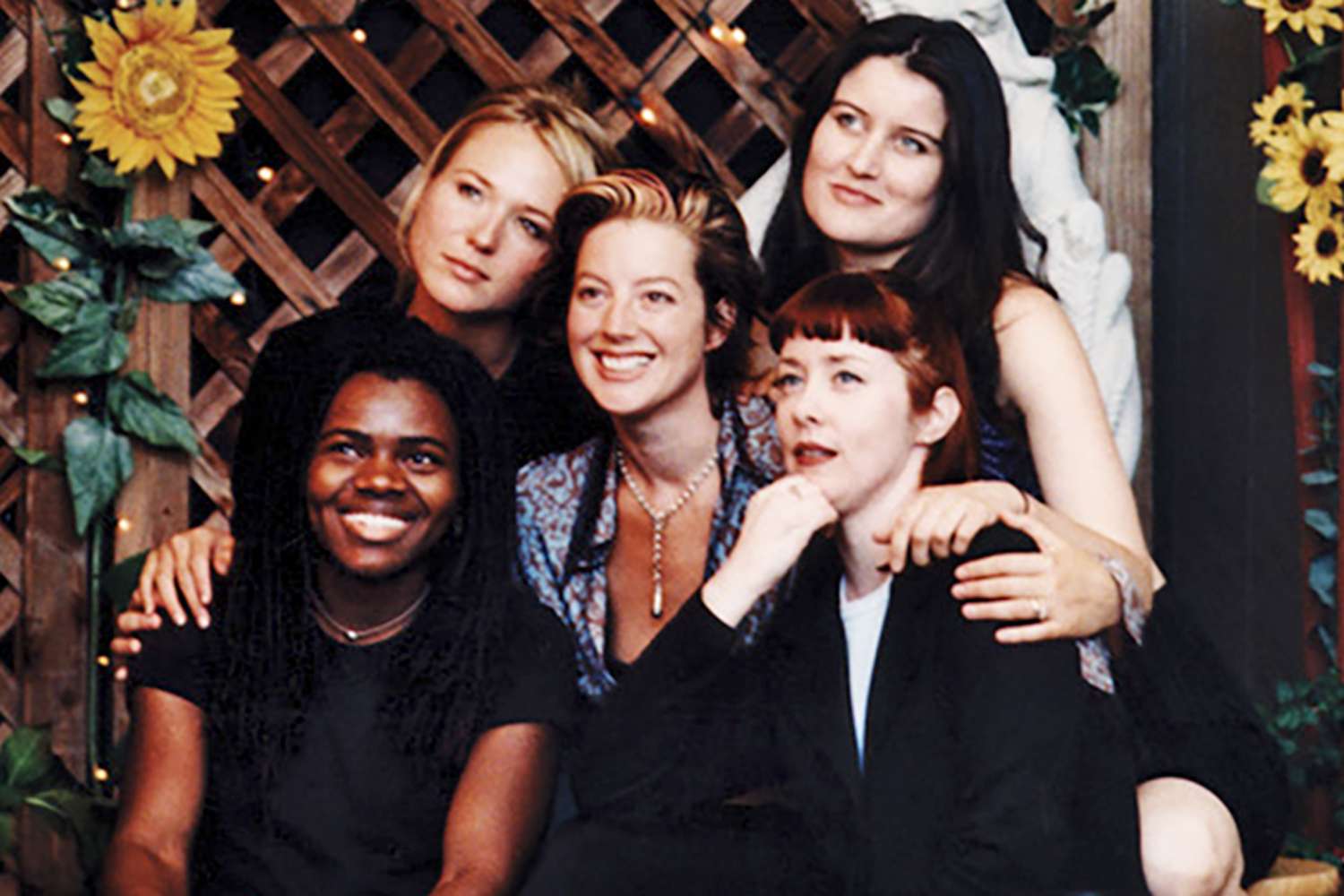 Sarah McLachlan Mag Rollout, Tracy Chapman, Jewel, Sarah McLachlan, Paula Cole, and Suzanne Vega