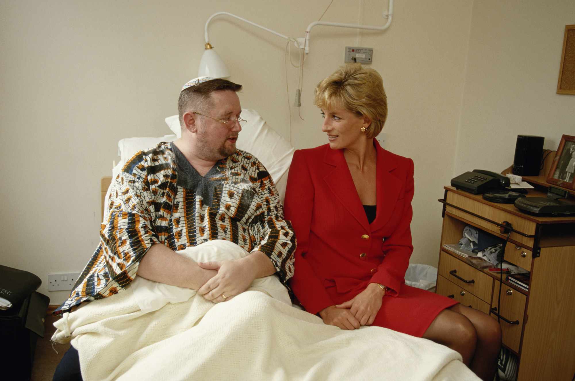 Princess Diana visiting London Lighthouse