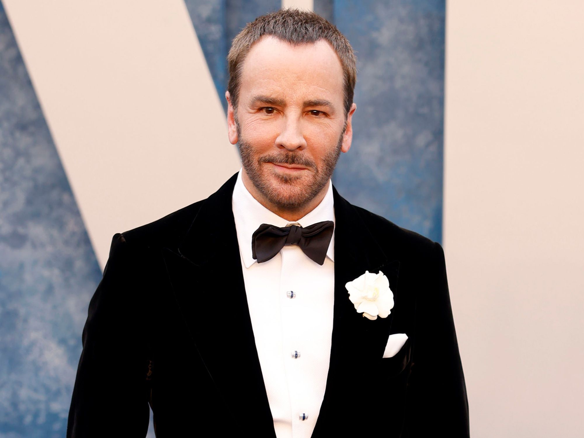 Tom Ford attends the 2023 Vanity Fair Oscar Party Dinner Arrivals at Wallis Annenberg Center