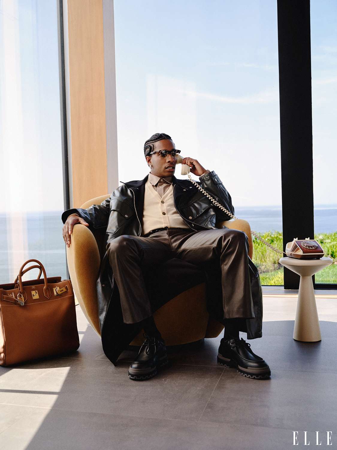 A$AP Rocky Elle photoshoot