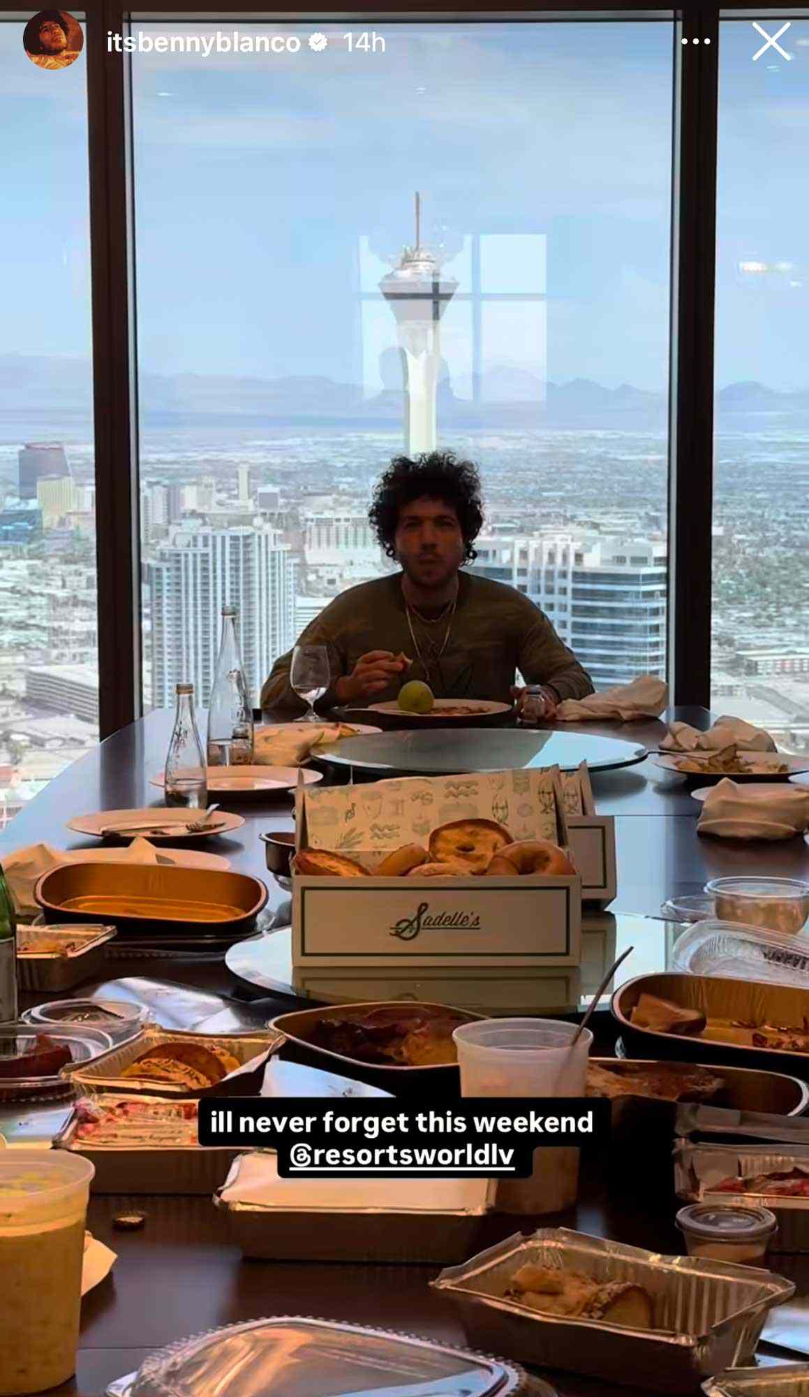 Benny Blanco, bachelor party