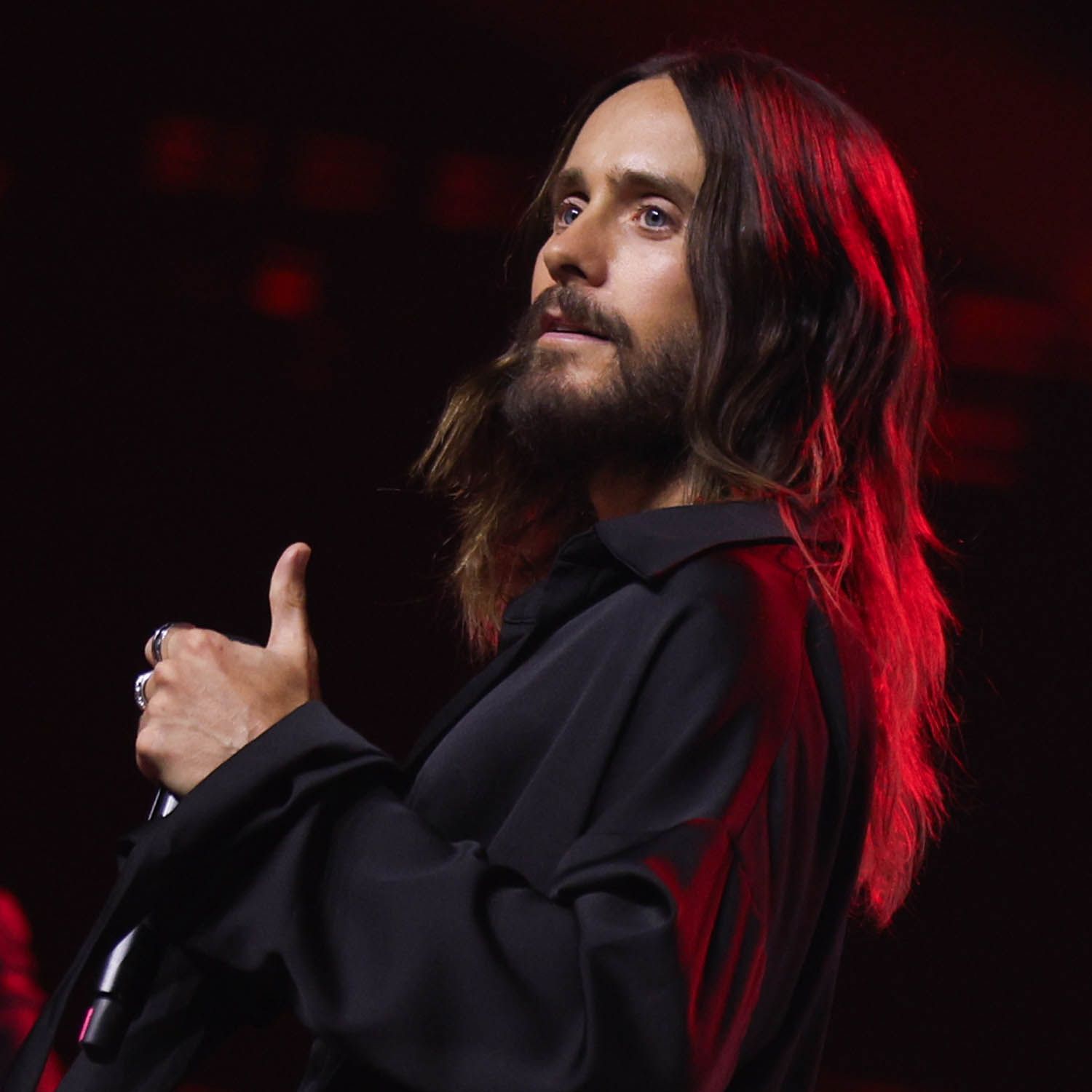 Jared Leto attends Disney: Tron Ares on the Hall M during the San Diego Comic-Con Malaga 2025 at Palacio de Ferias y Congresos on September 26, 2025 in Malaga, Spain