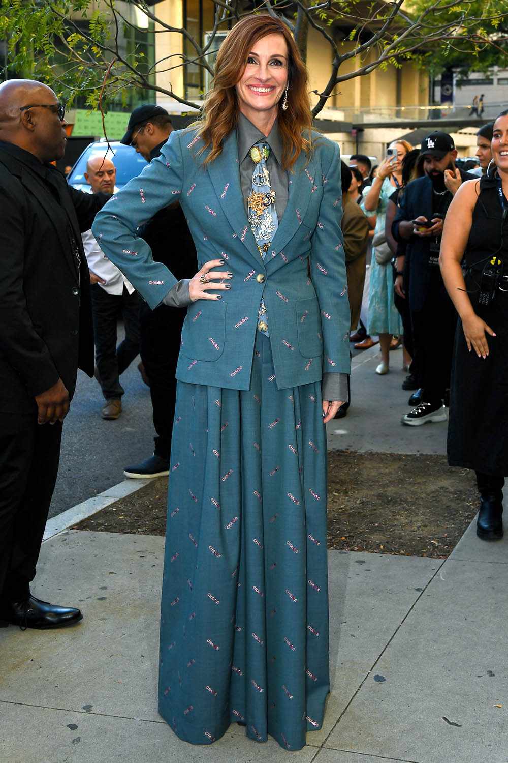 Julia Roberts attends an "After the Hunt" film event in Manhattan on September 26, 2025 in New York City