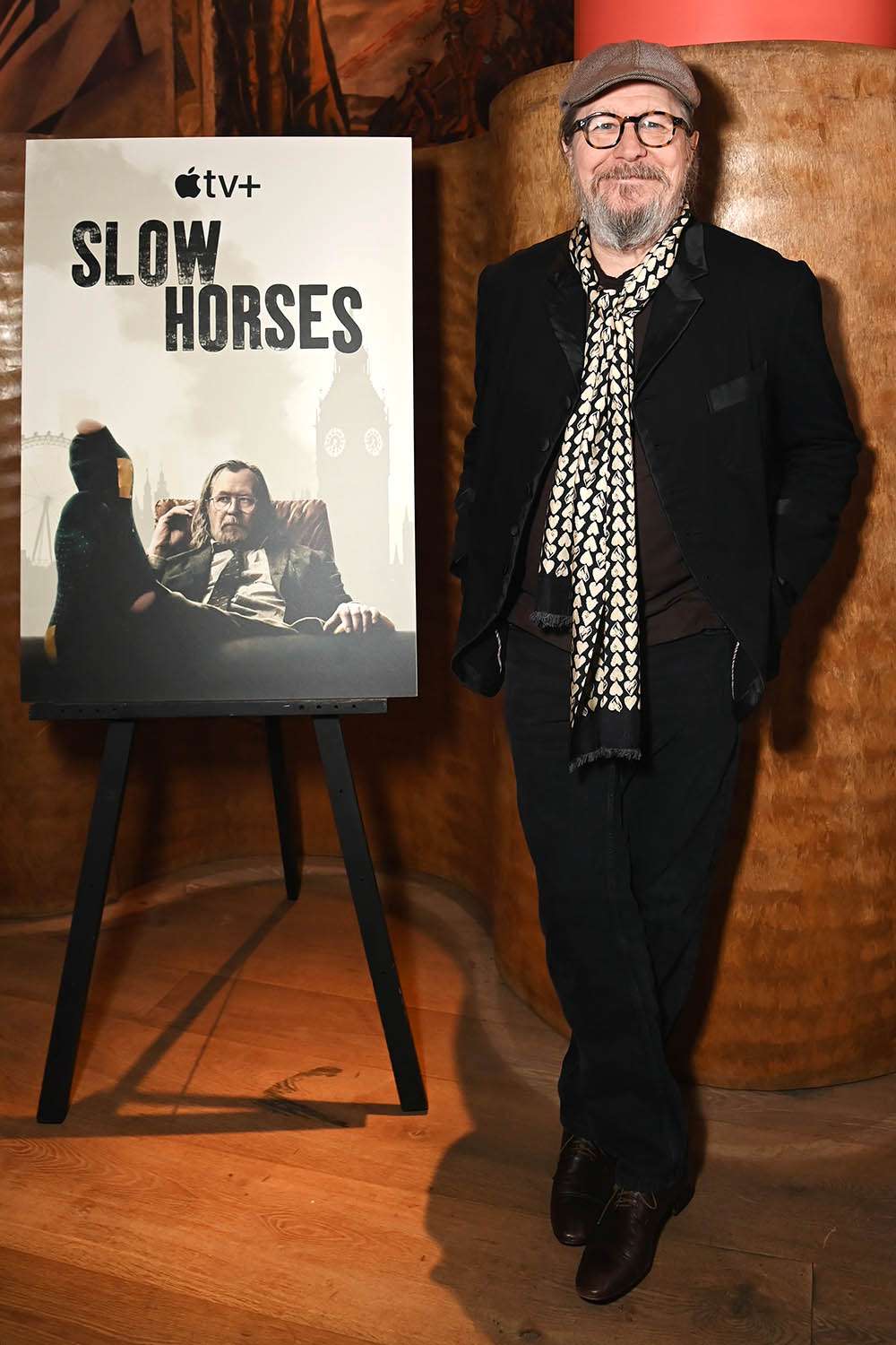 Gary Oldman attends a special screening and Q&A for "Slow Horses" season five at The Ham Yard Hotel on September 26, 2025 in London, England. "Slow Horses" season five is now available to stream globally on Apple TV+