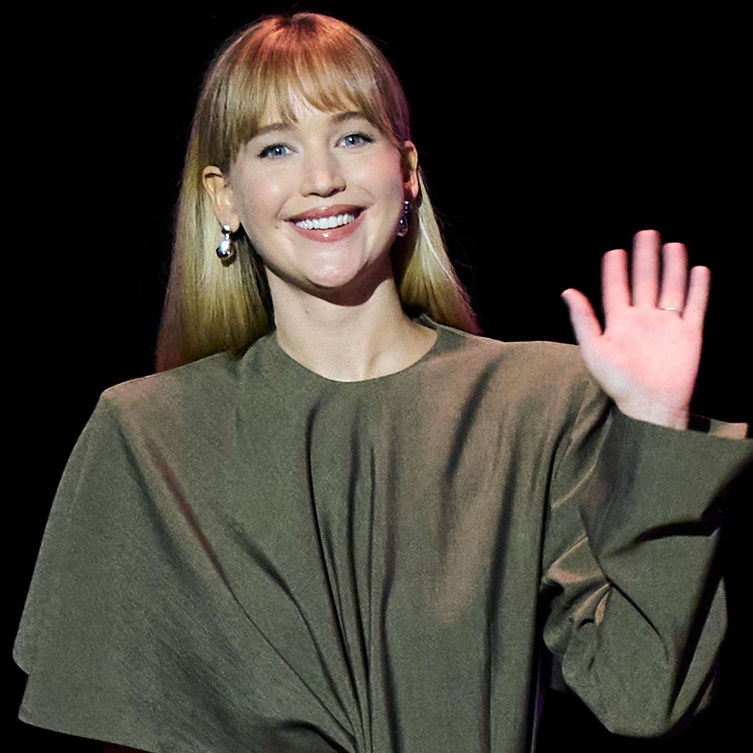 Jennifer Lawrence receives the Donostia Award during the 73rd San Sebastian International Film