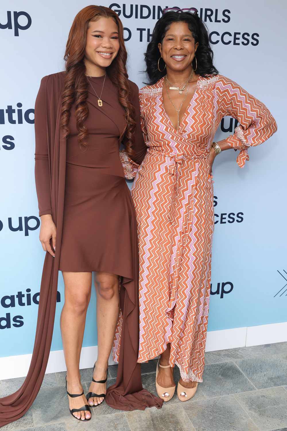 Storm Reid and Robyn Simpson Reid seen at the 2025 Inspiration Awards Benefiting Step Up at