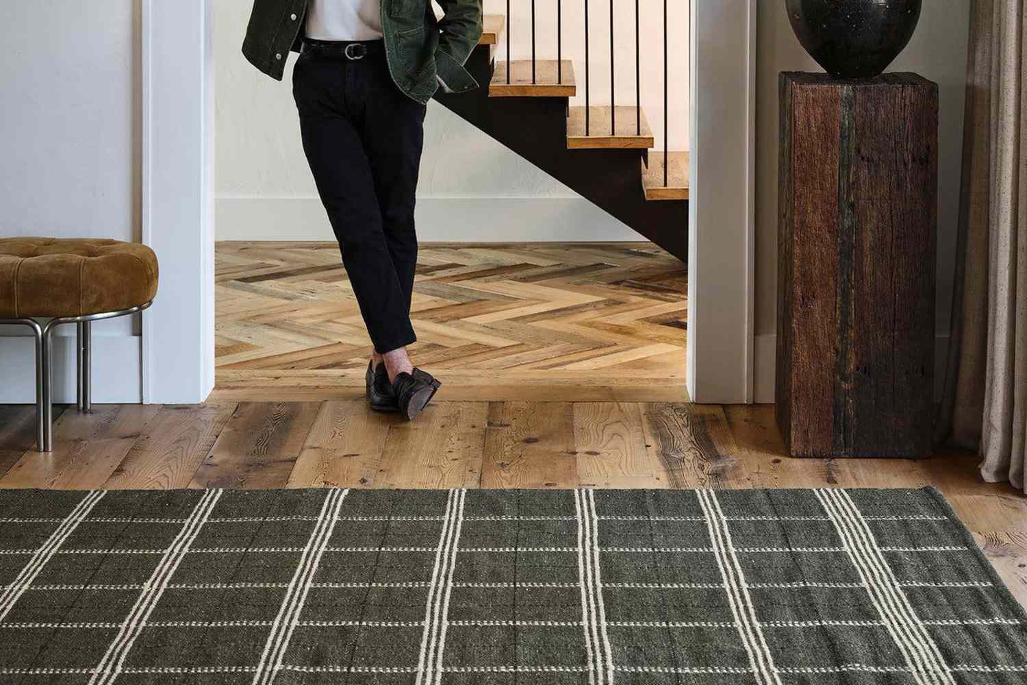 Downing Plaid Wool Cozy Rug