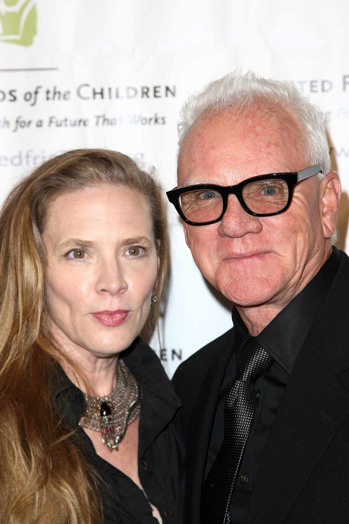 Malcolm McDowell and Girlfriend Kelley Kuhr at Home