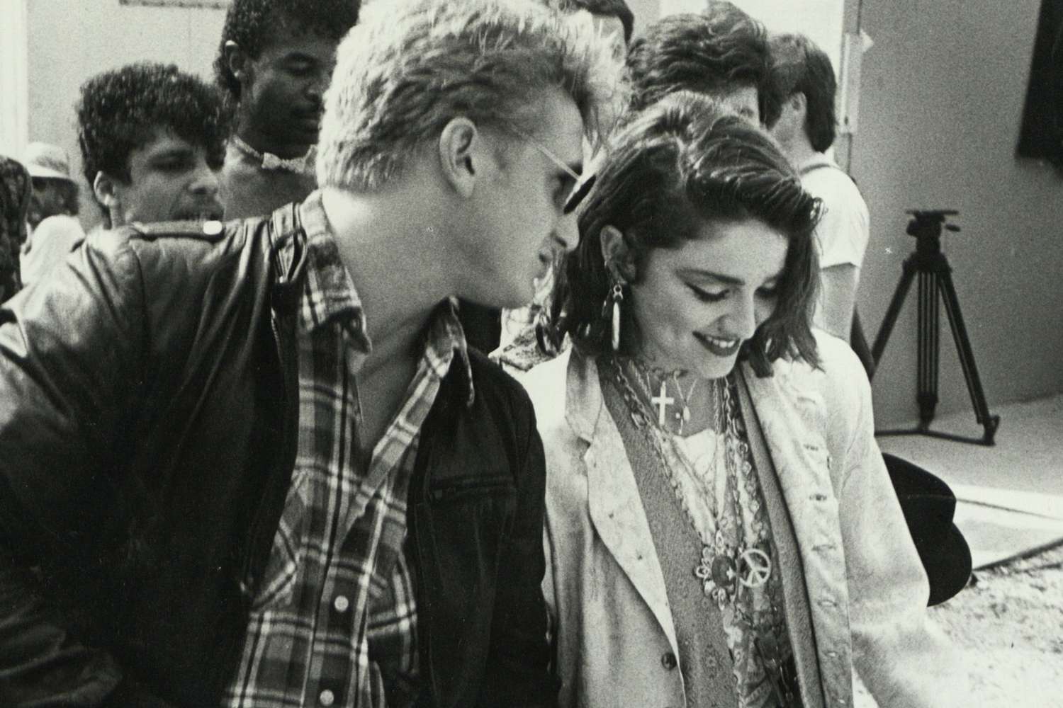 Madonna and Sean Penn at Live Aid 1985