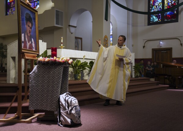 The Rev. Ed Howe, the pastor at Blessed Carlo Acutis Parish in Chicago