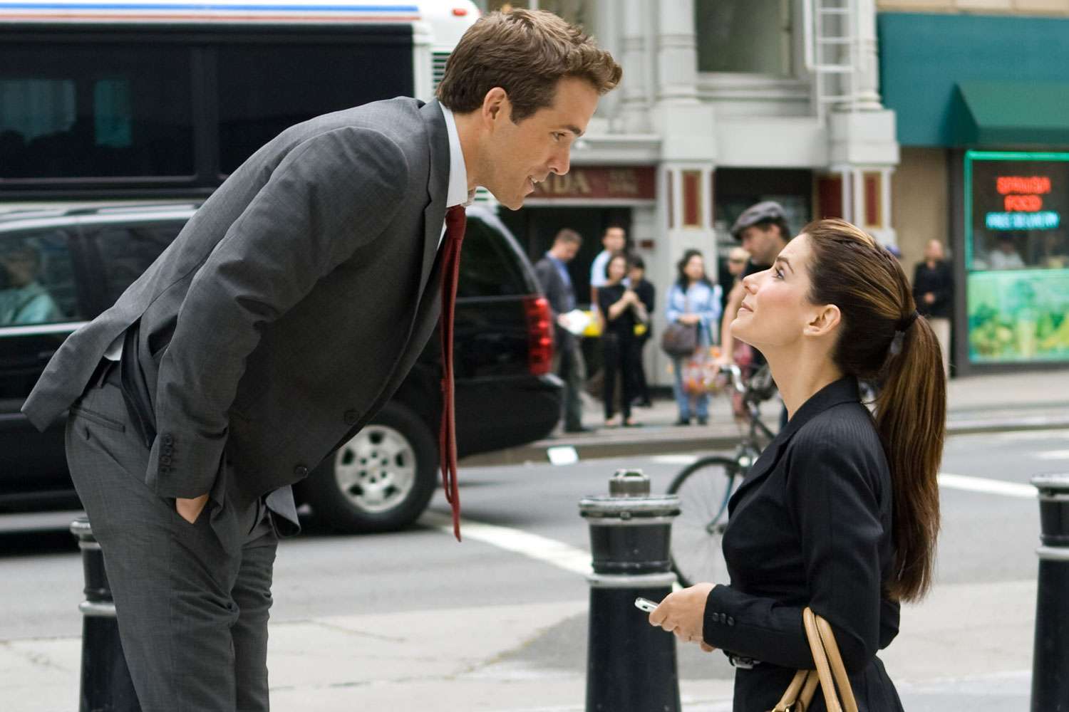Ryan Reynolds and Sandra Bullock in The Proposal.