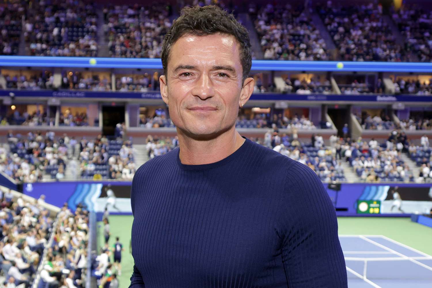 Orlando Bloom at the 2025 US Open in New York City.