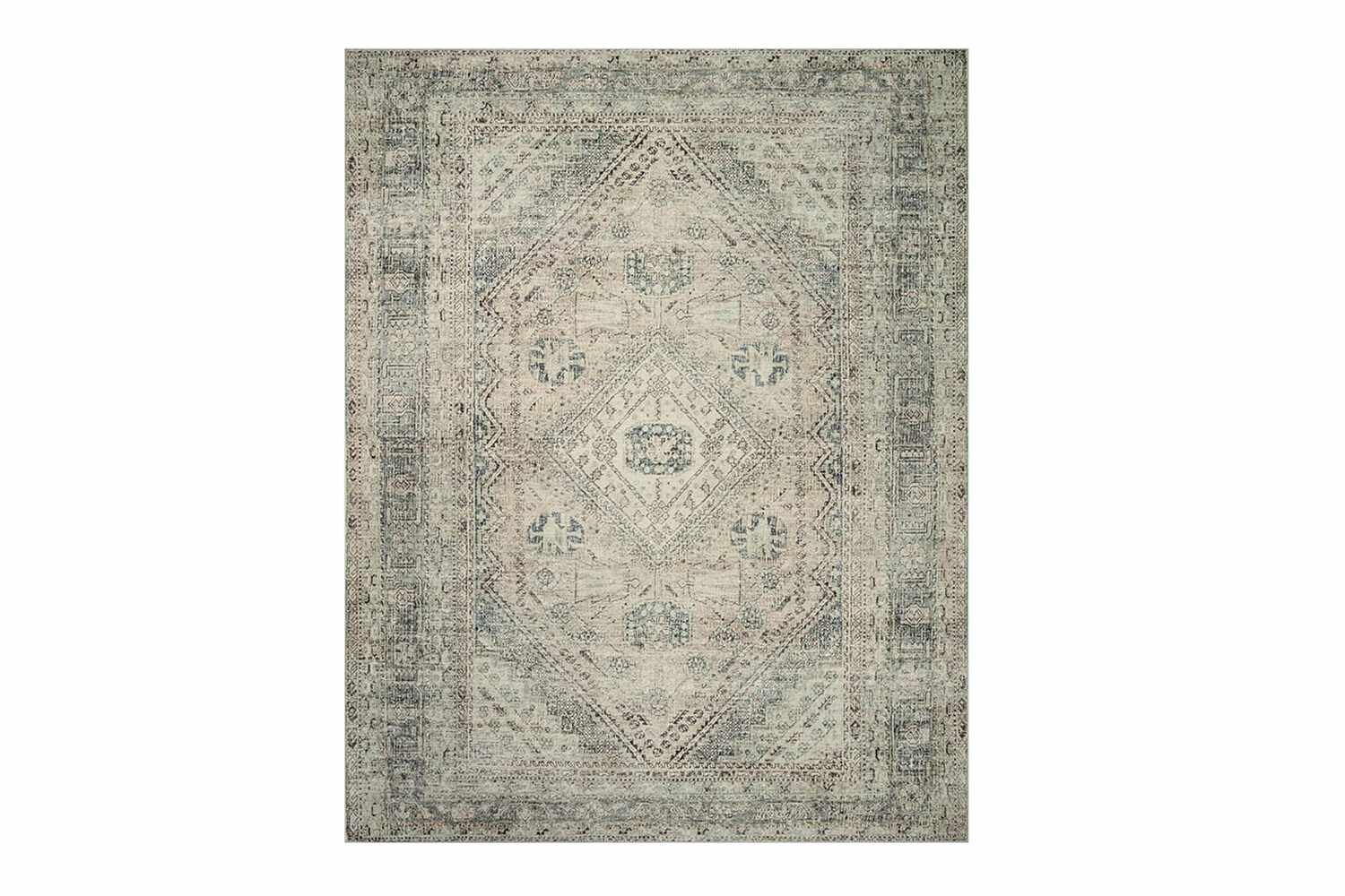 Loloi Magnolia Home by Joanna Gaines Sinclair Collection SIN-04 Natural/Sage