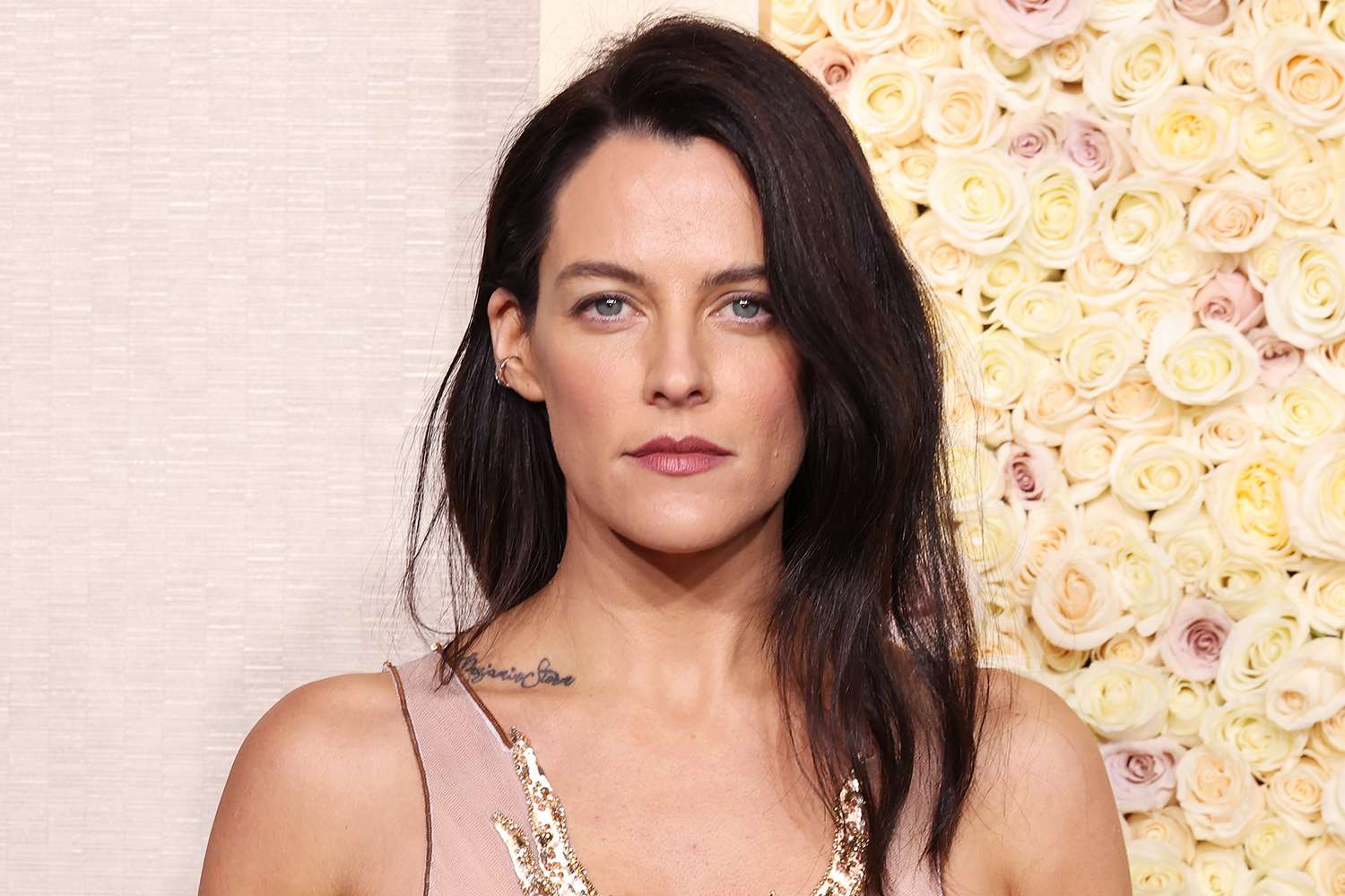 Riley Keough at 81st Annual Golden Globe Awards