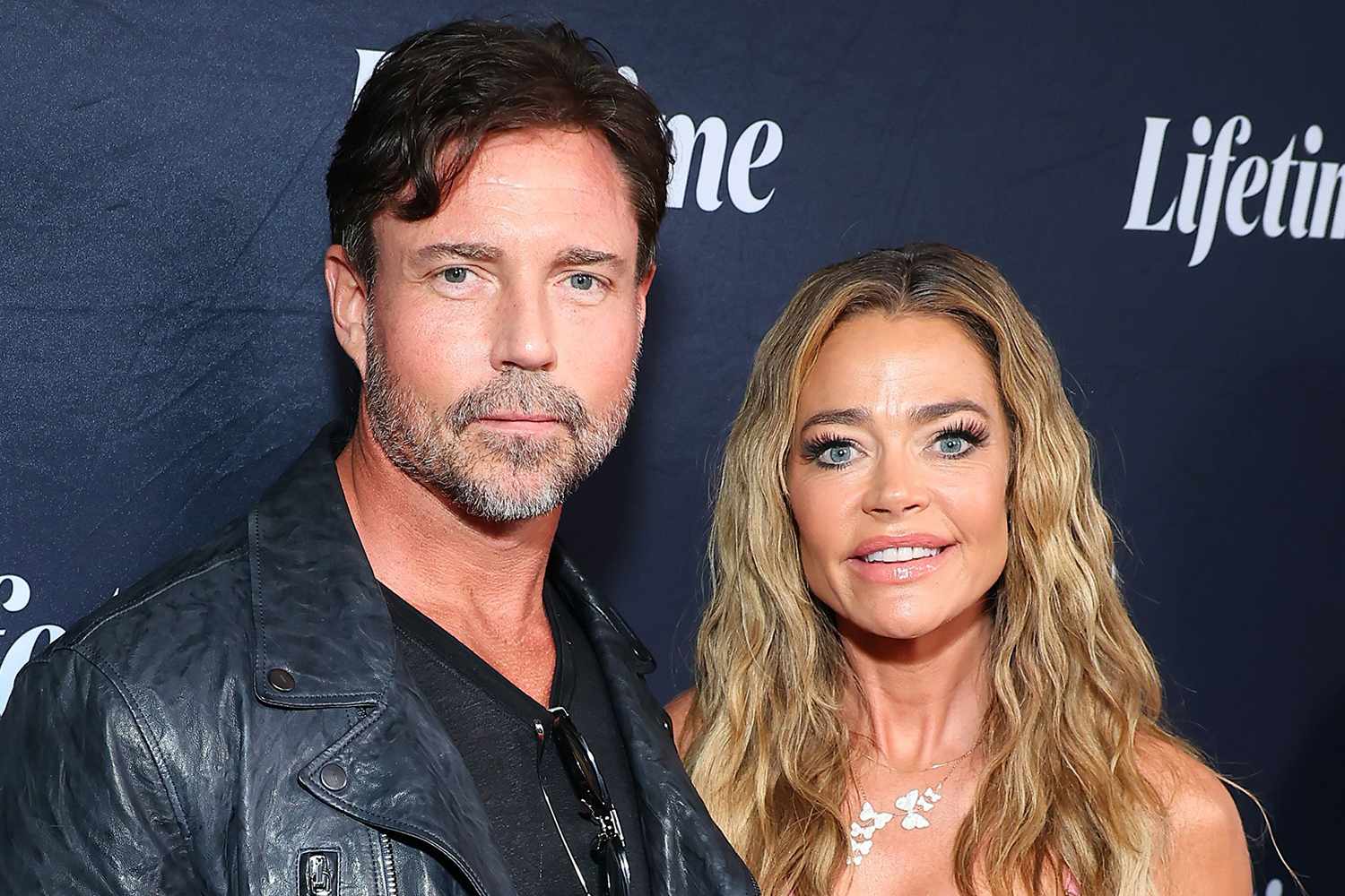 Aaron Phypers and Denise Richards at Tempted by Love Premiere