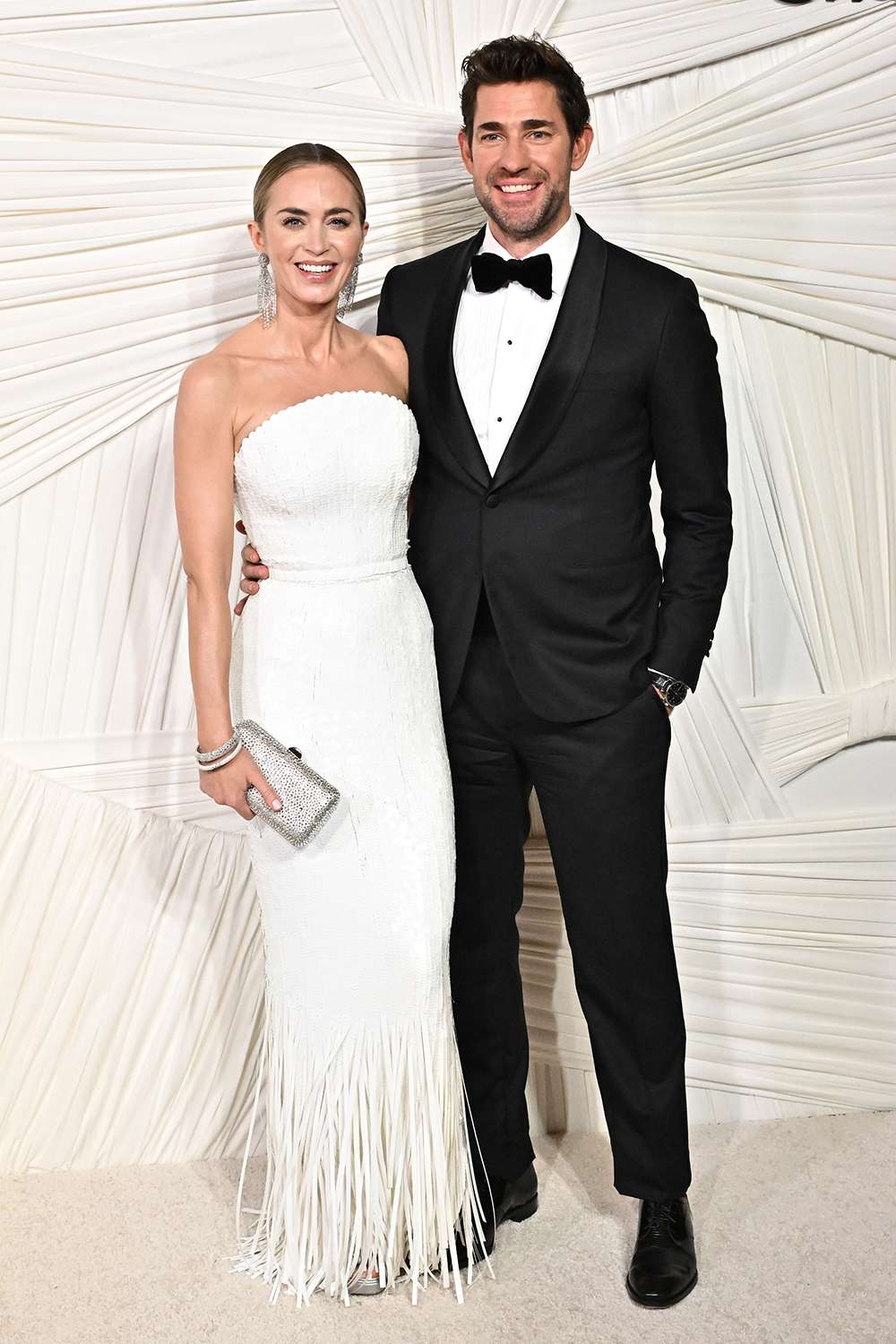 Mandatory Credit: Photo by Andrew H. Walker/Shutterstock (14740422cu) Emily Blunt and John Krasinski 2024 The Albies Hosted by the Clooney Foundation for Justice, New York, USA - 26 Sep 2024