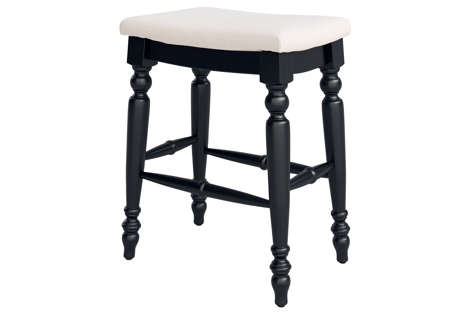 Jordyn Backless Upholstered Wood Counter Bar Stool