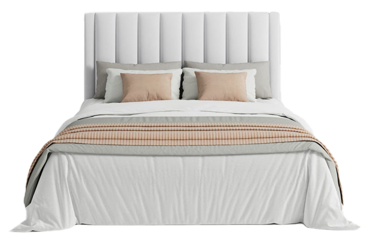 Cleo Velvet Upholstered Platform Bed