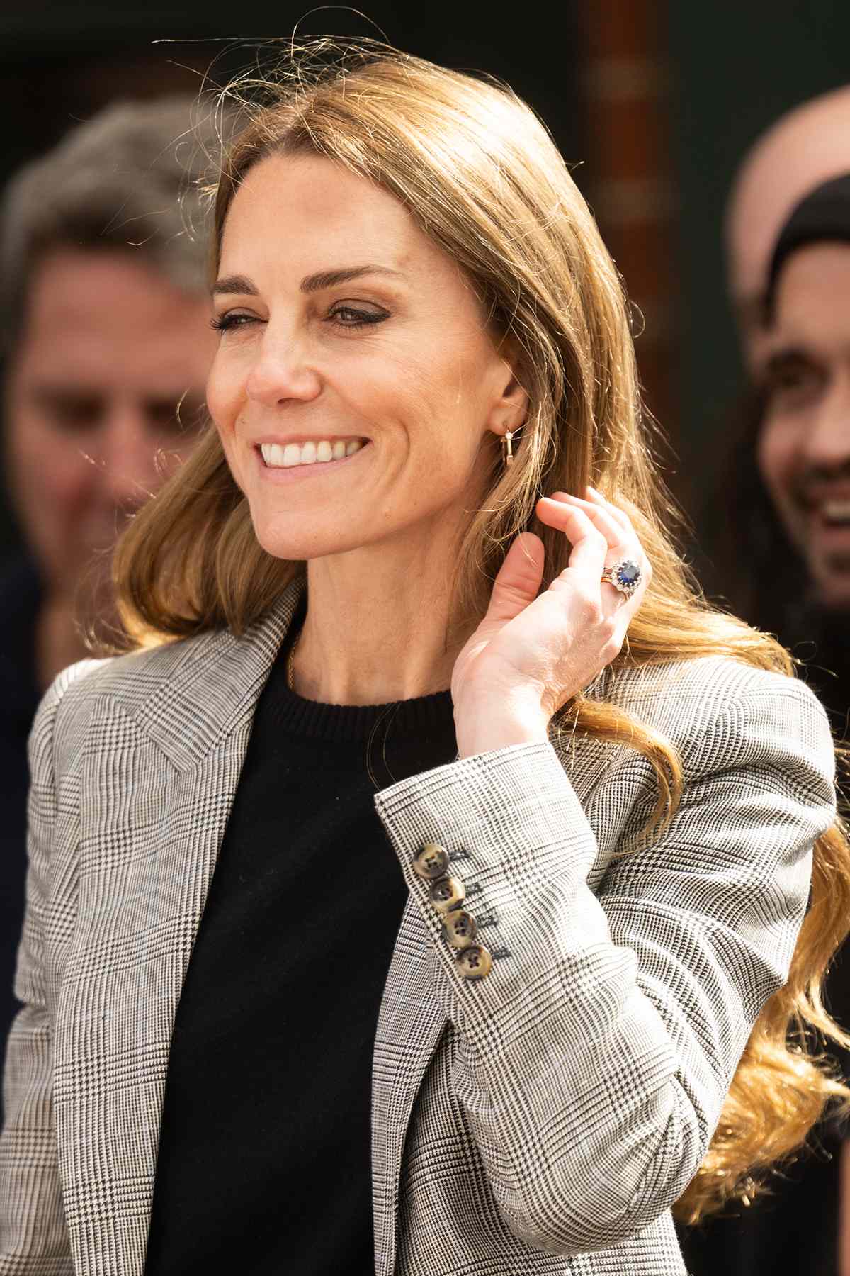 Catherine, Princess of Wales visits Sudbury Silk Mills on September 11, 2025 in Sudbury, England.