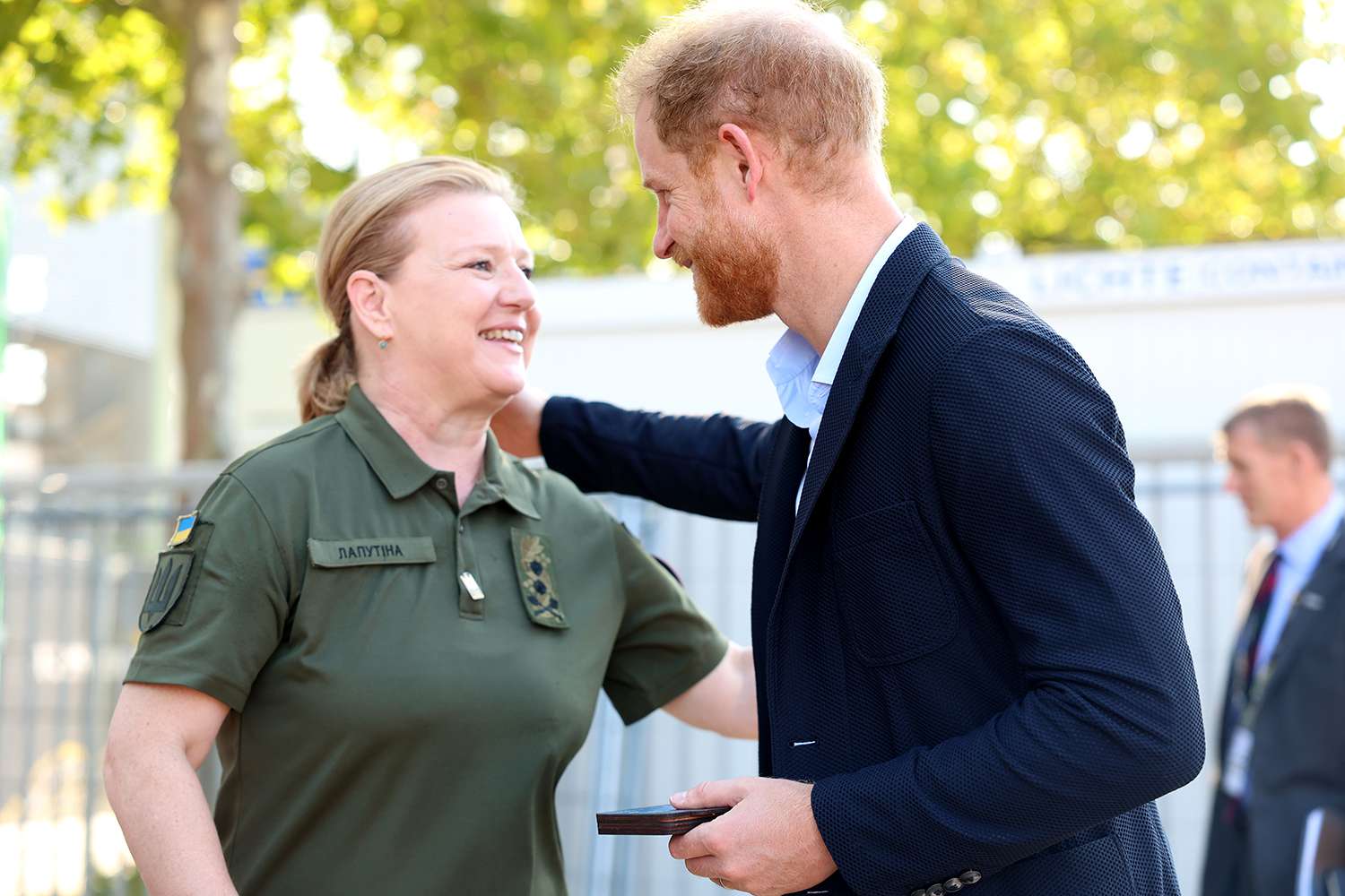 Prince Harry engaging at Invictus Games track and field