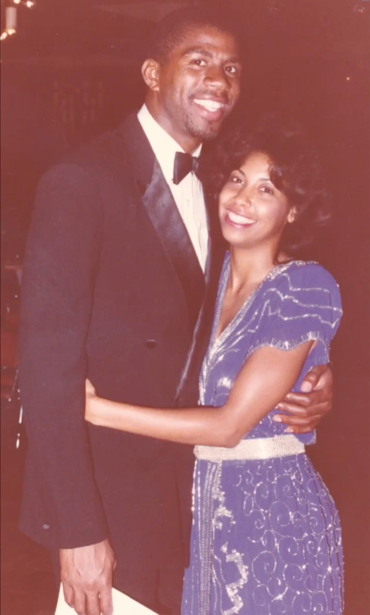 Magic Johnson and Cookie Johnson