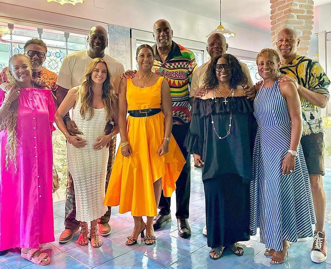 Magic Johnson enjoying his Italian vacation