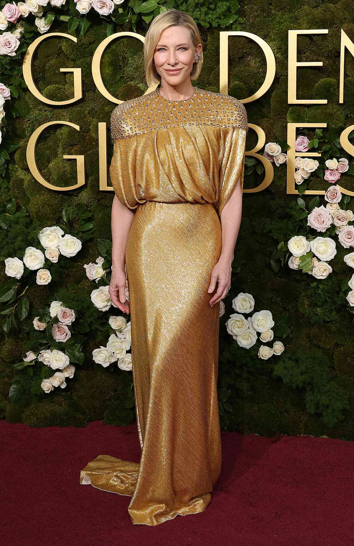 Cate Blanchett attends the 82nd Annual Golden Globe Awards at The Beverly Hilton on January 05, 2025 in Beverly Hills, California.