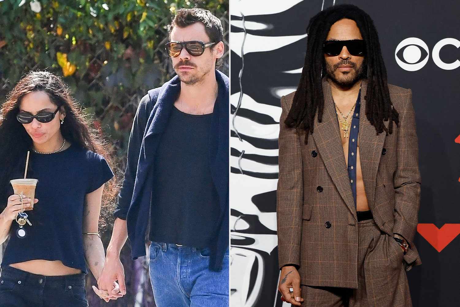 Harry Styles and Zoë Kravitz Step Out in Rome After Meeting Lenny Kravitz in New York City