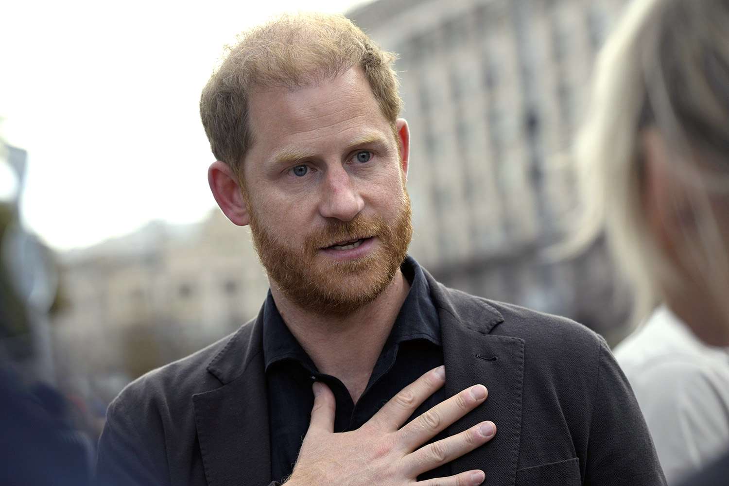 Duke of Sussex during Kyiv visit