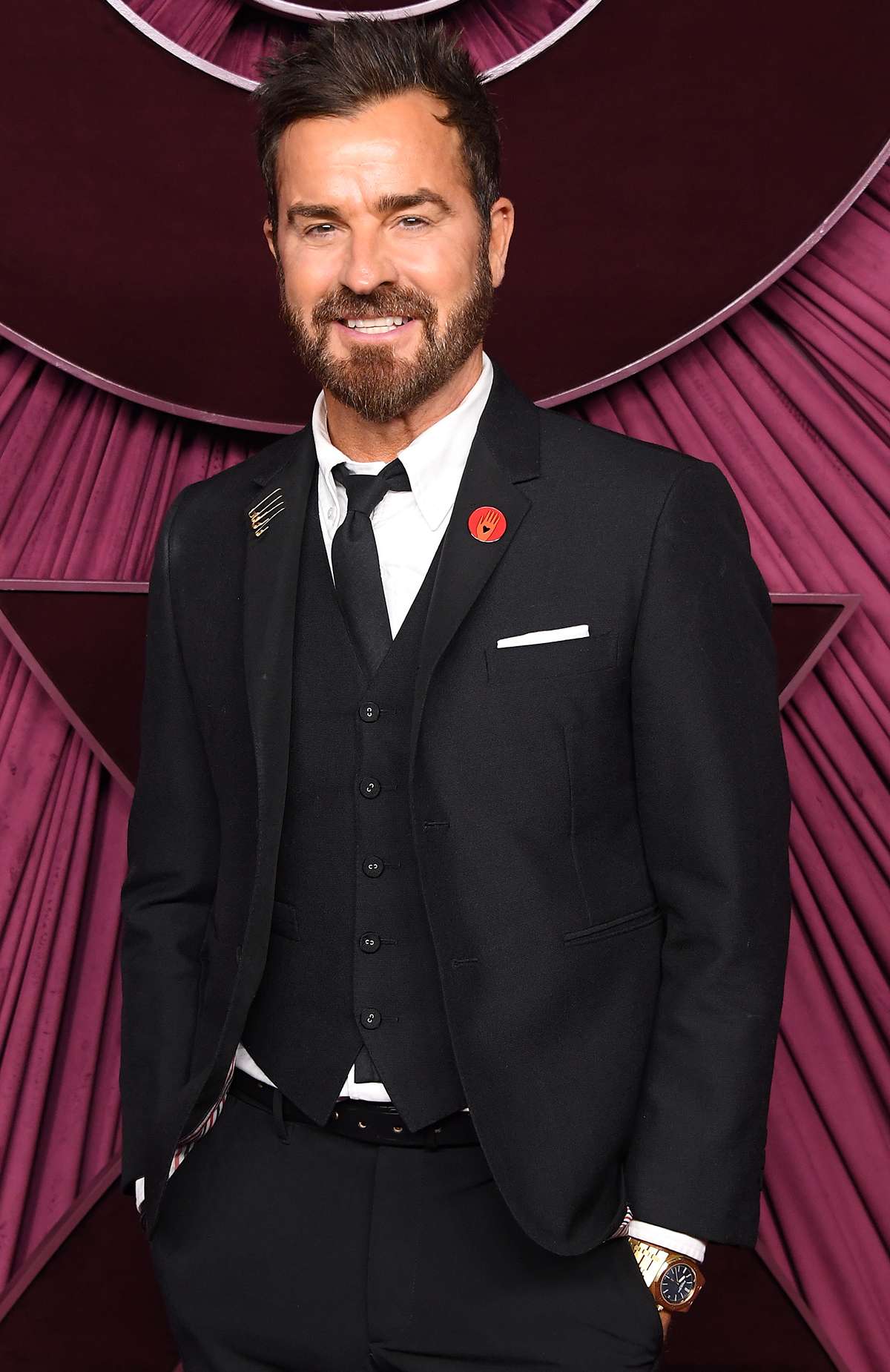 Justin Theroux arrives at the HBO Max
