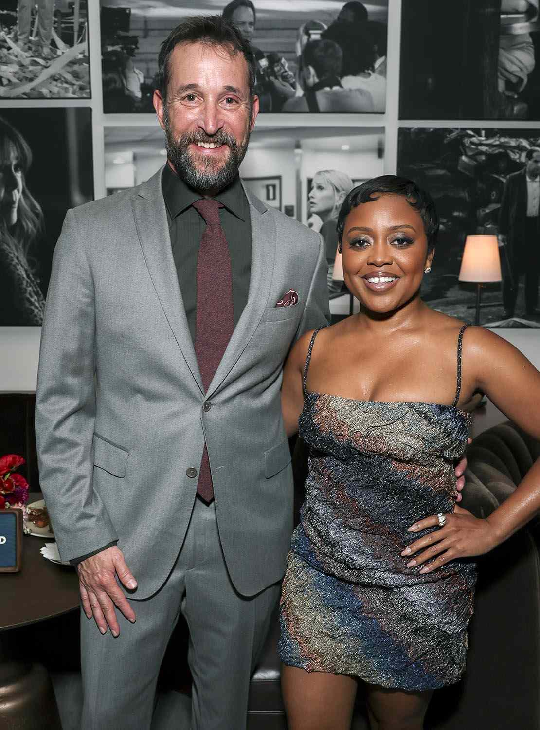 Noah Wyle and Quinta Brunson attend the Warner Bros. Television Group