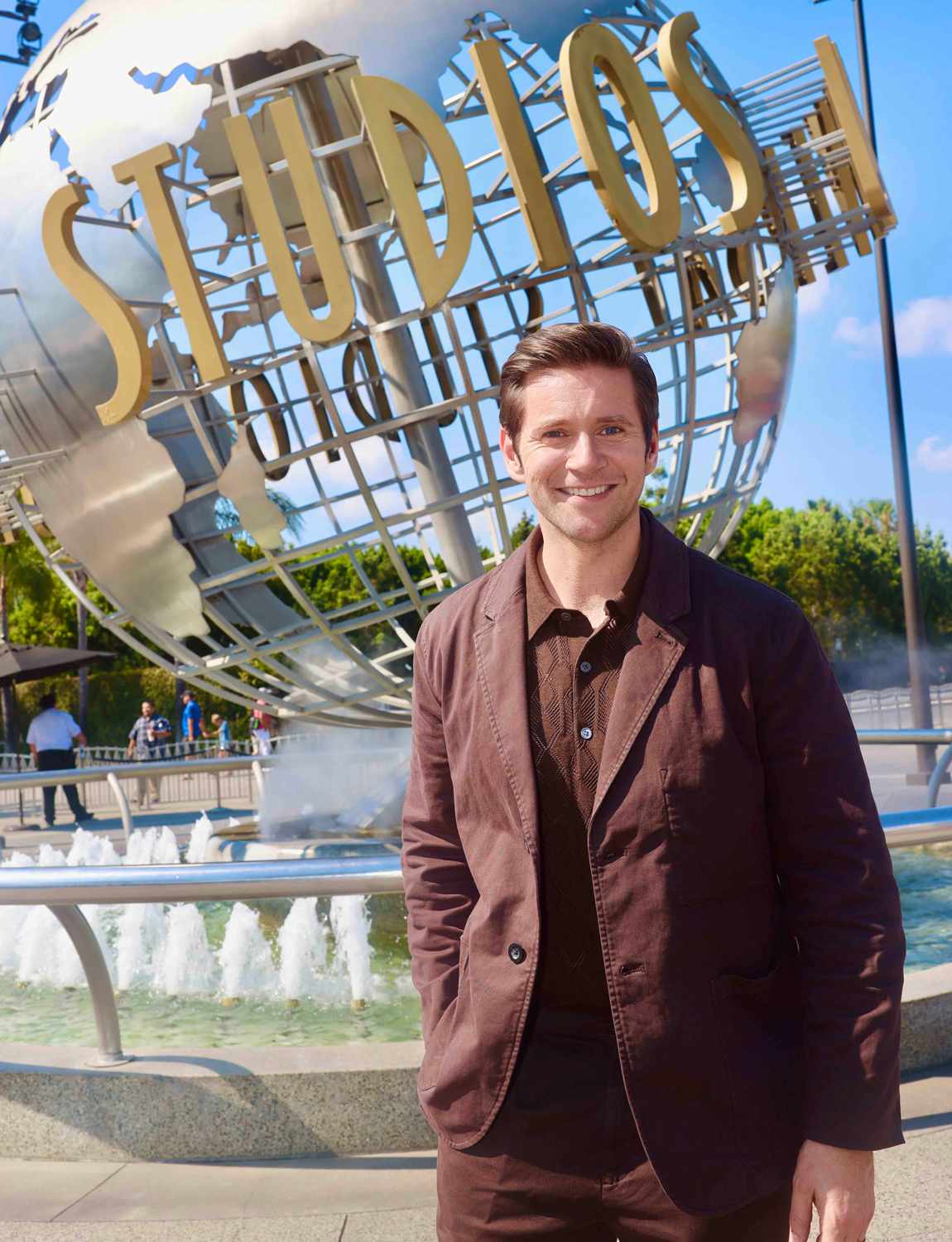 Allen Leech celebrates Downton Abbey: The Grand Finale by enjoying some thrills at Universal Studios Hollywood on September 11, 2025.