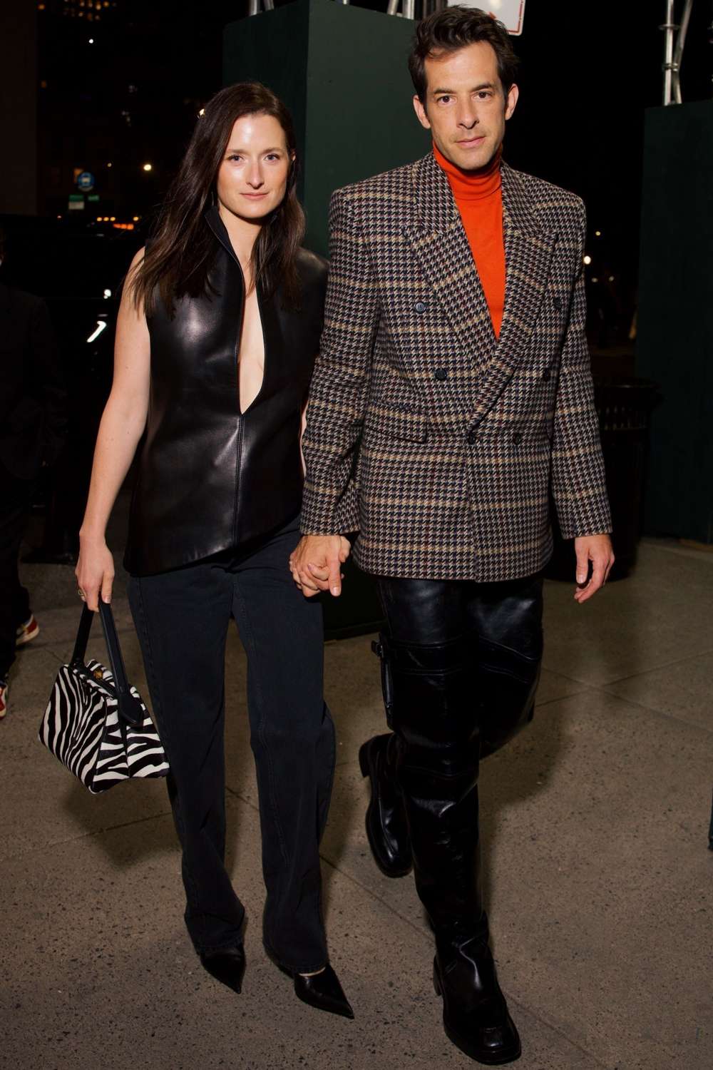 Mark Ronson and Wife Grace Gummer arrive in Style at the W Magazine NYFW party
