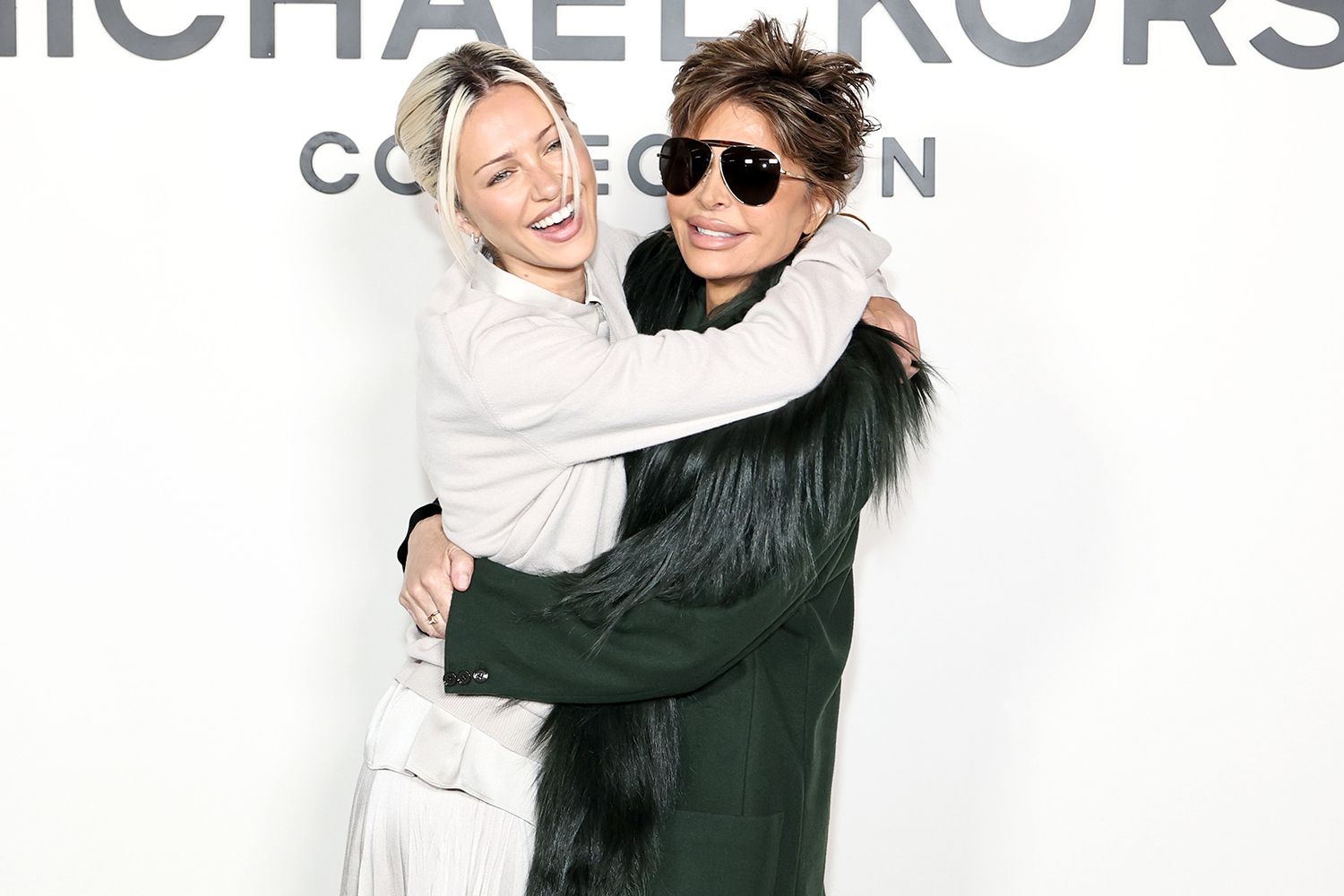 Delilah Belle Hamlin and Lisa Rinna attend the Michael Kors Collection Spring/Summer 2026 Runway Show