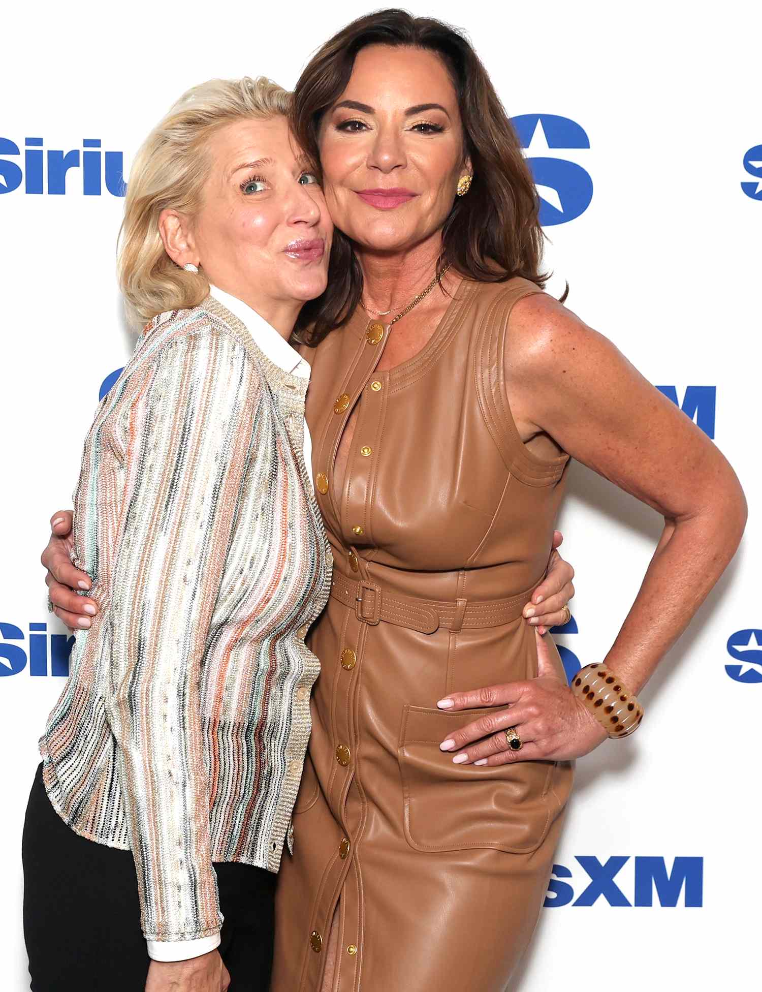 Dorinda Medley and Luann de Lesseps visit the SiriusXM Studios