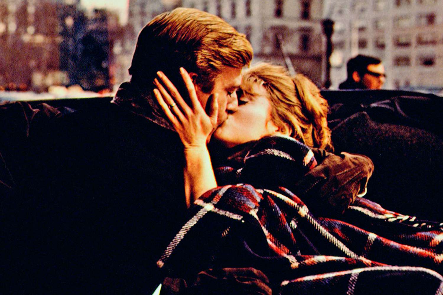 American actors Robert Redford and Jane Fonda on the set of Barefoot in the Park directed by Gene Saks.