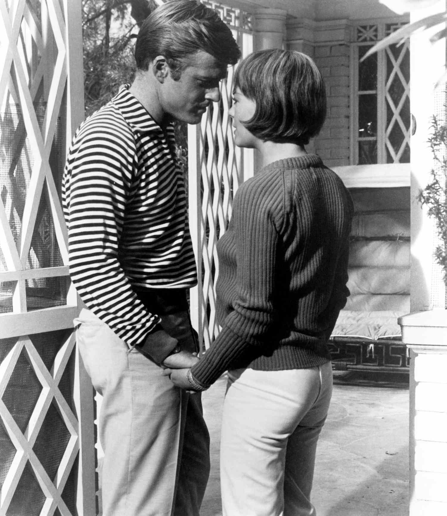 Kino. Wade Lewis (ROBERT REDFORD) and Daisy Clover (NATALIE WOOD) in an romantic moment. Regie: Robert Mulligan / INSIDE DAISY CLOVER USA, 1965.