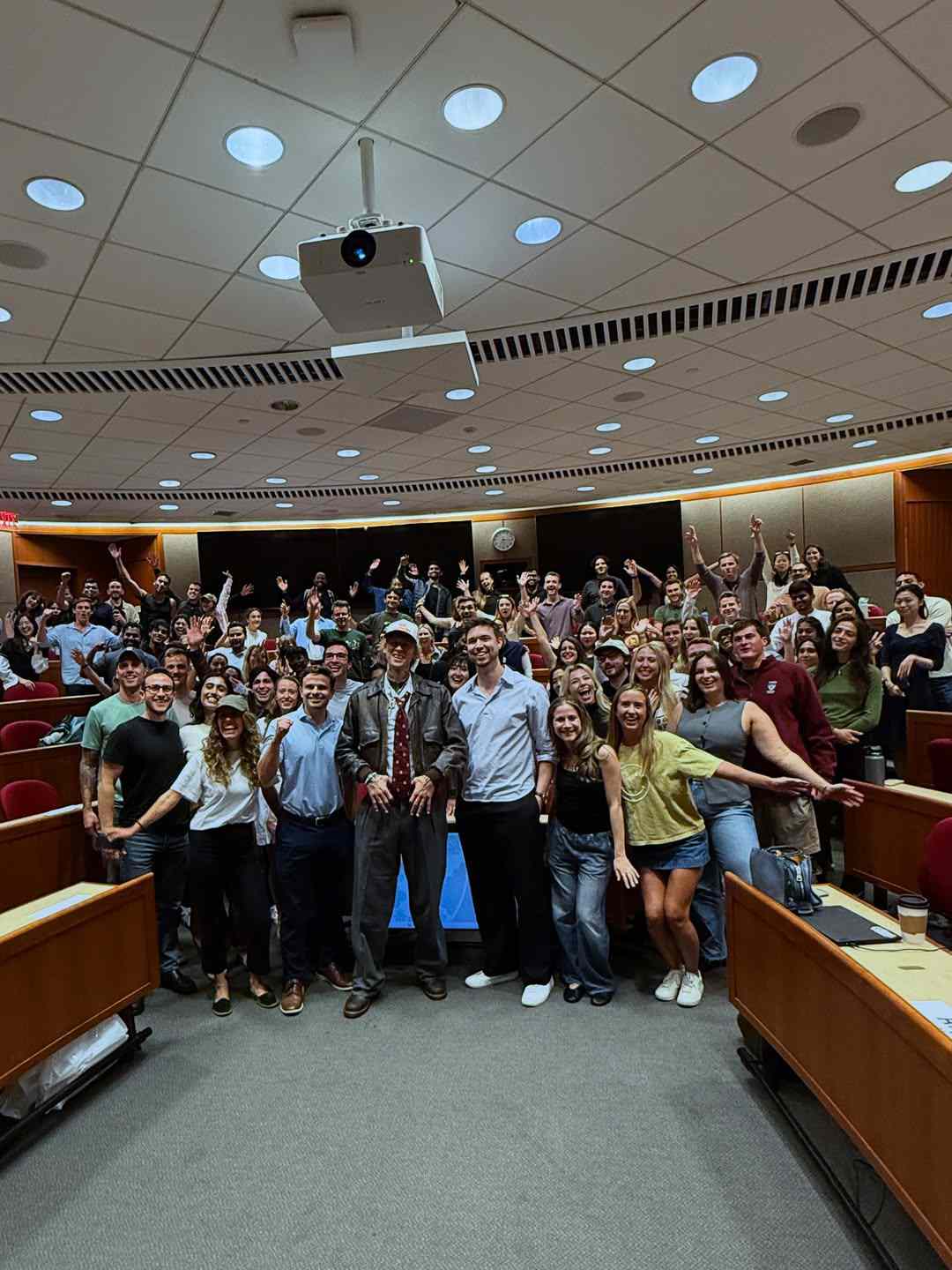 Machine Gun Kelly Gives Lecture at Harvard